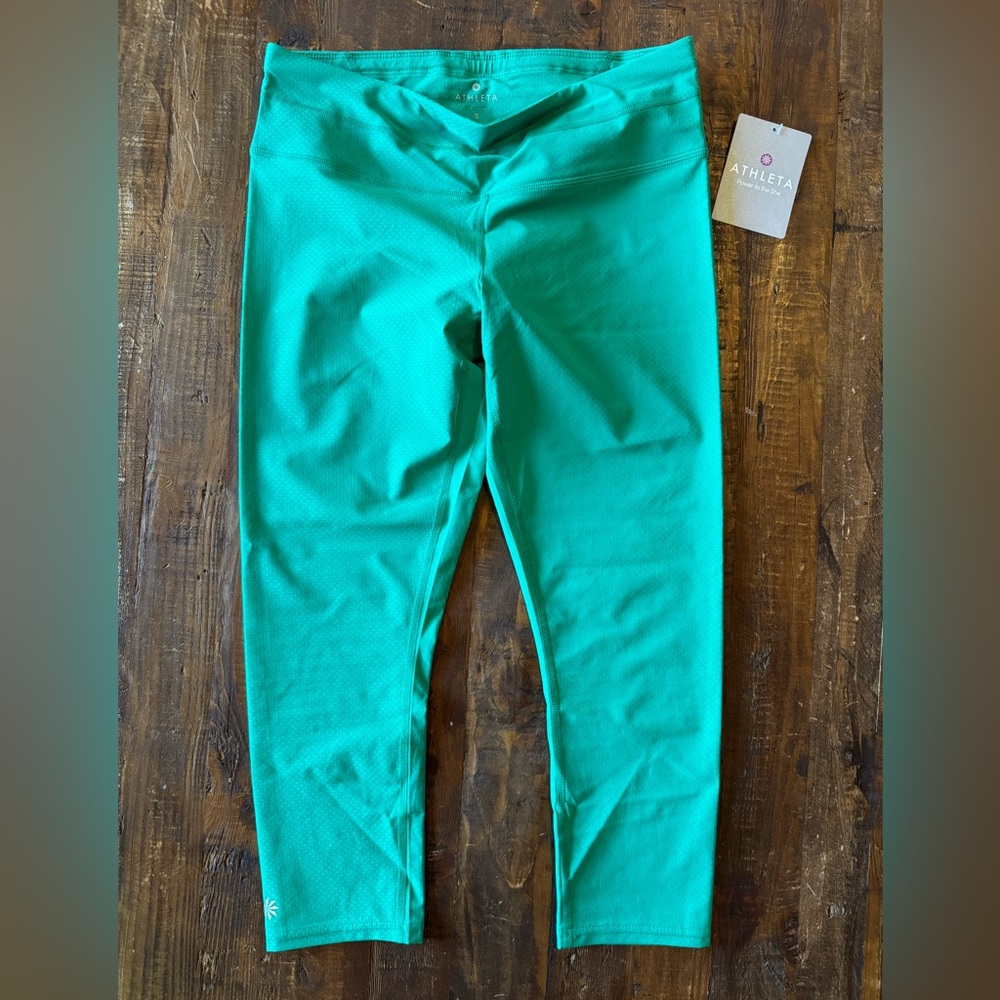 Athleta Dobby Sonar Capri Leggings